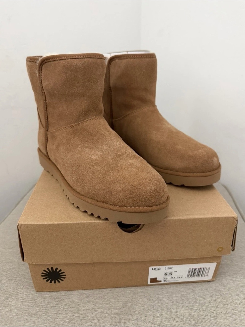UGG Women's Mini Suede Boot in Chestnut